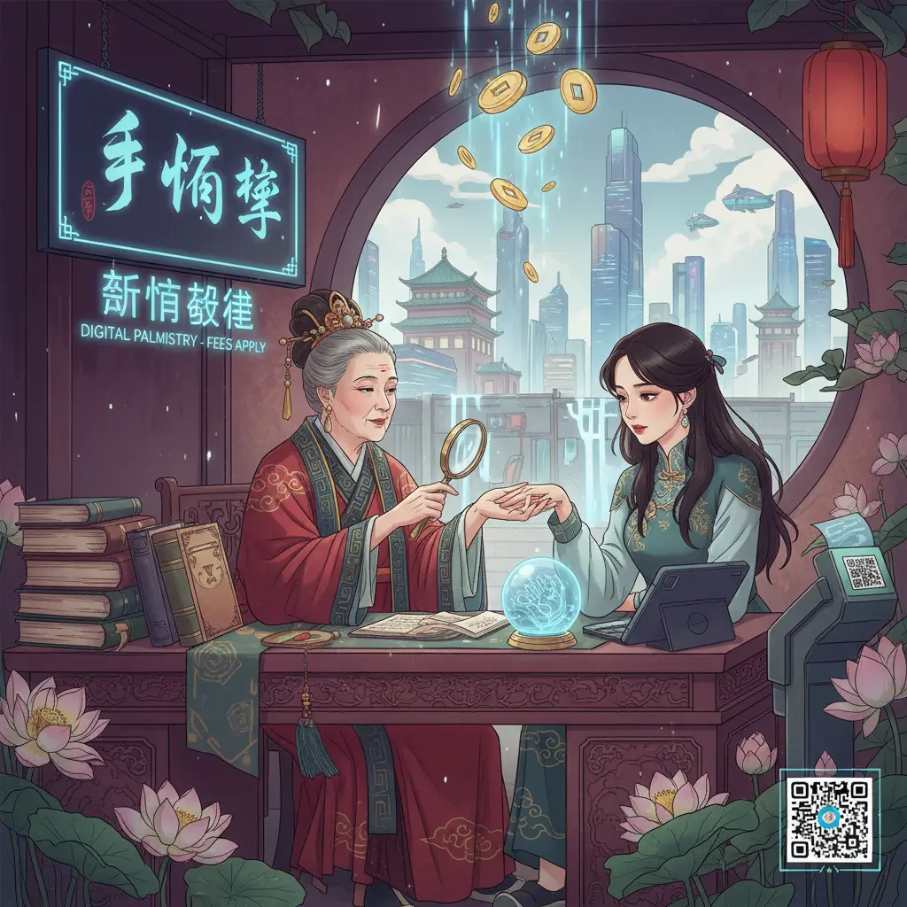 算命收費 - 手相學