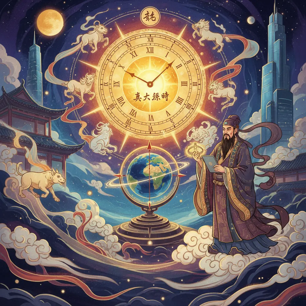 命理分析 - 真太陽時