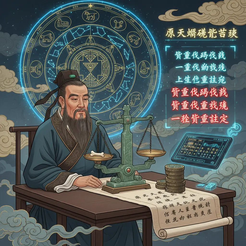 命理分析 - 袁天罡稱骨