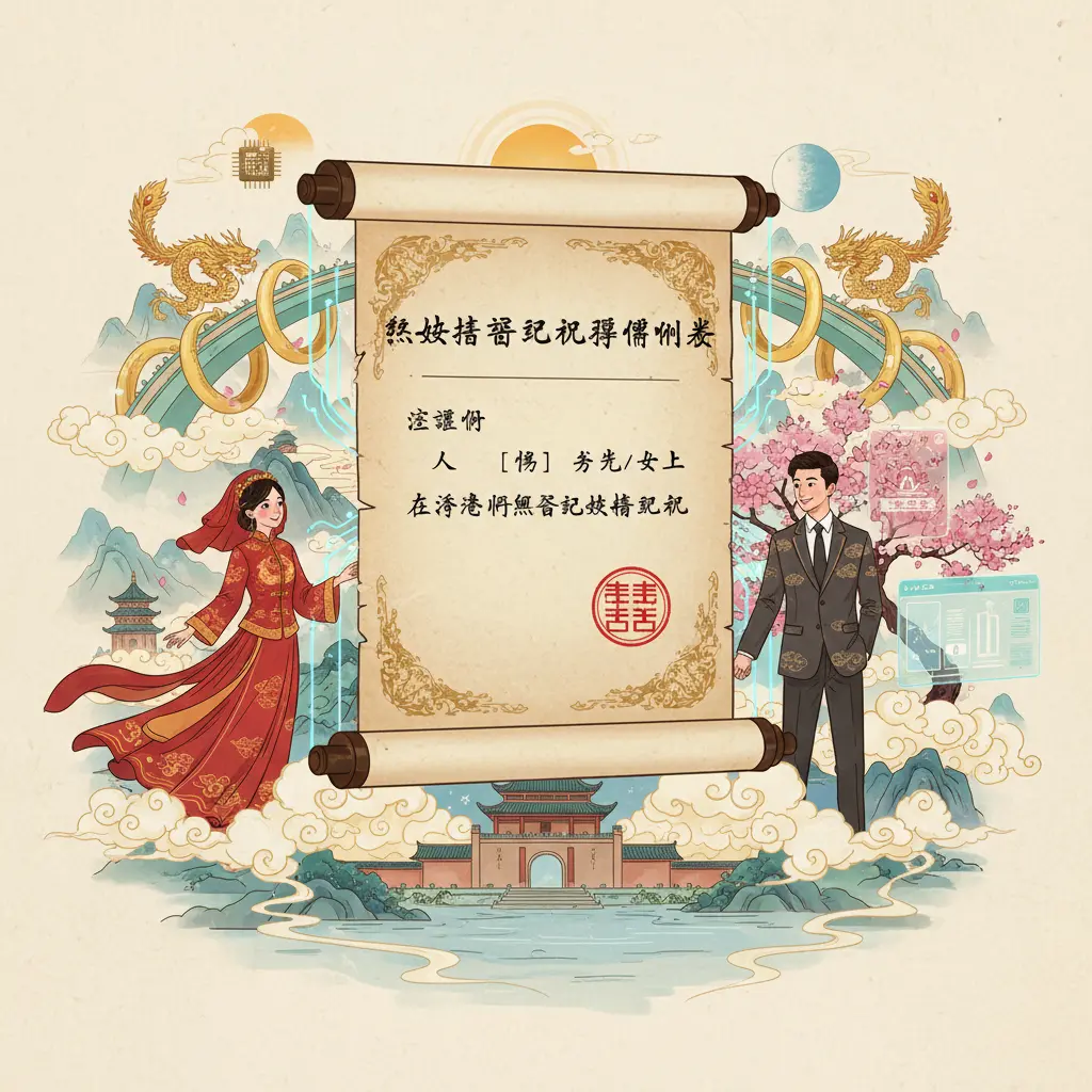 婚姻 - 無結婚紀錄證明書