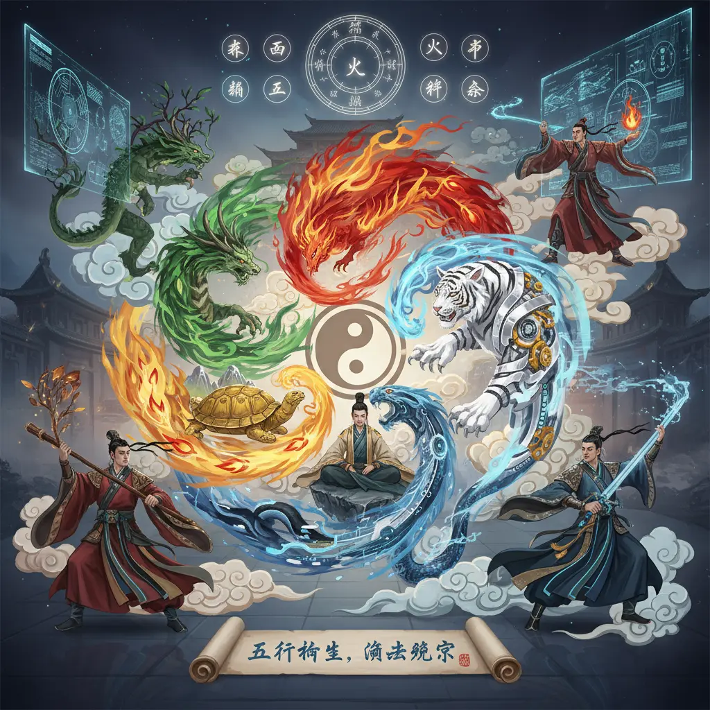 玄學門派 - 五行