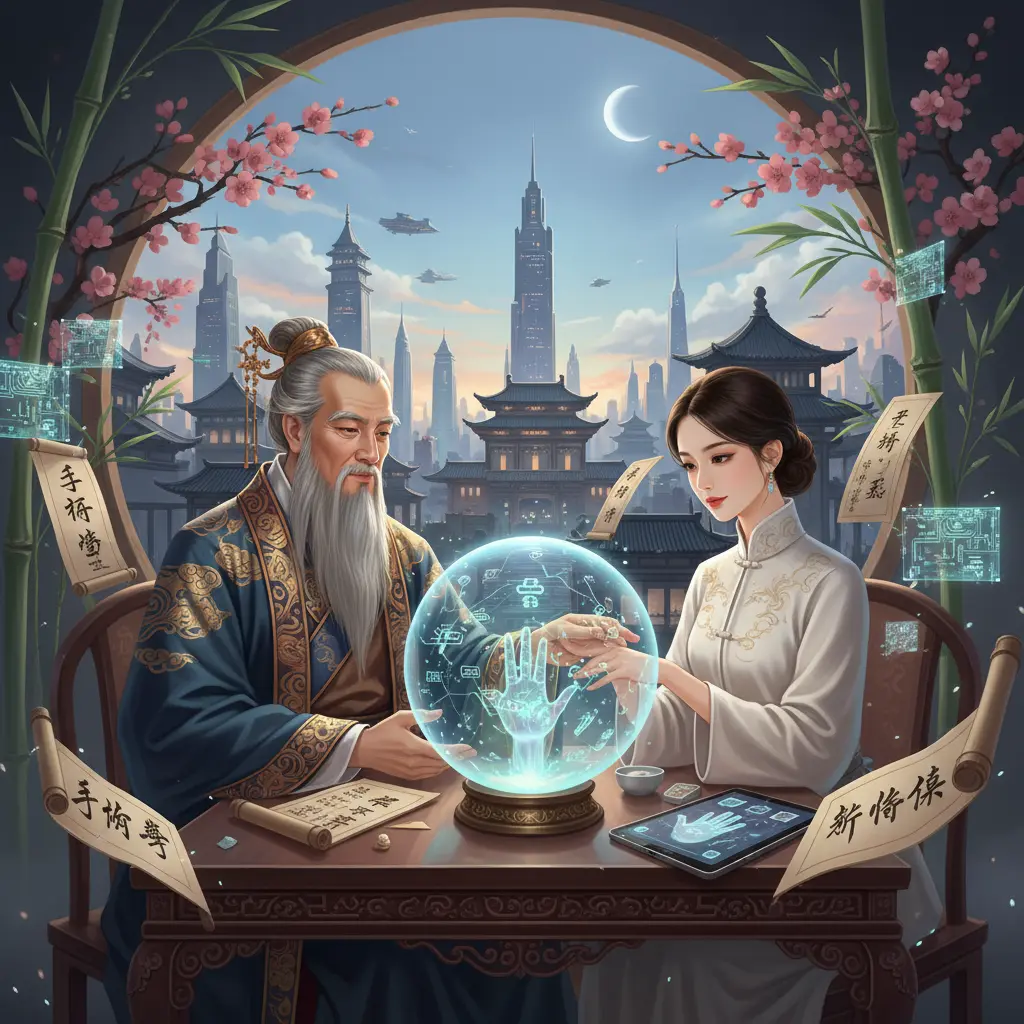 算命師傅 - 手相學